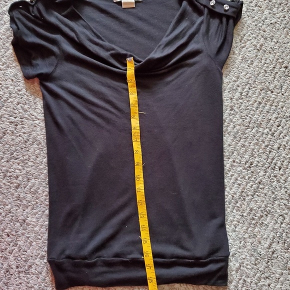 Michael Kors black short sleeve top - Picture 2 of 7